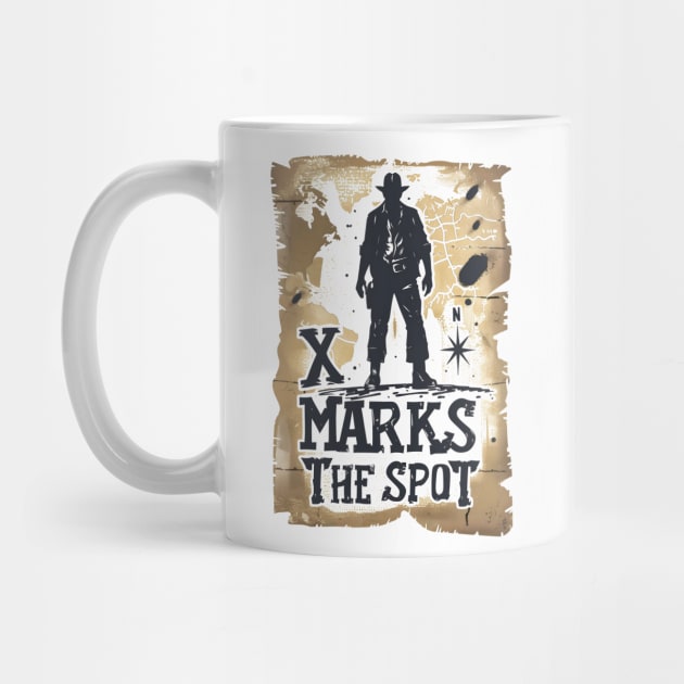 X Marks the Spot - Map - Quote - Indy by Fenay-Designs